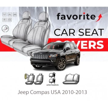 Чехлы модельные Jeep Compas USA 2010-2013