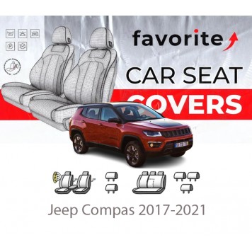 Чохли модельні Jeep Compas 2017-2021