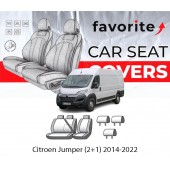 Чохли модельні Citroen Jumper (2+1) 2014-2022