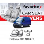 Чохли модельні Fiat Ducato 1994-2006 (2+1) 