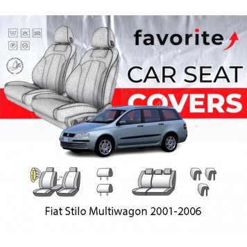 Чохли модельні Fiat Stilo Multiwagon 2001-2006