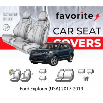 Чохли модельні Ford Explorer (USA) 2017-2019