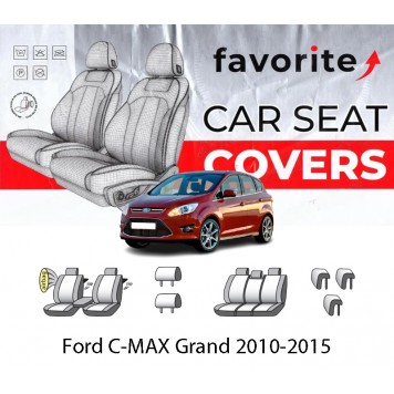 Чохли модельні Ford C-MAX Grand 2010-2015