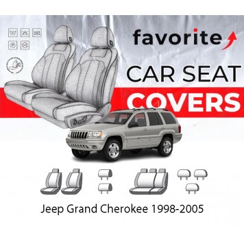 Чехлы модельные Jeep Grand Cherokee 1998-2005