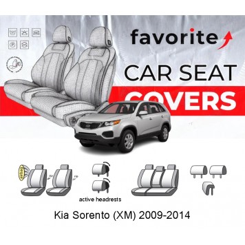 Чехлы модельные Kia Sorento (XM) 2009-2014