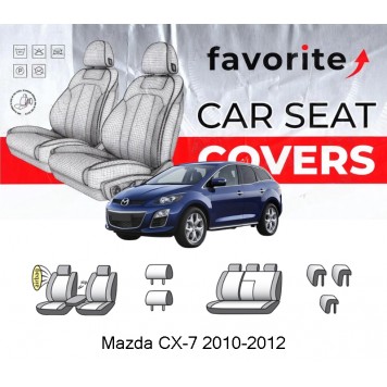 Чехлы модельные Mazda CX-7 2010-2012
