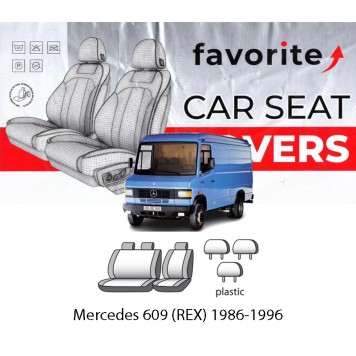 Чехлы модельные Mercedes 609 (REX) 1986-1996