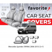 Чехлы модельные Mercedes Sprinter (W906) 2006-2013 (2+1)