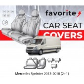 Чехлы модельные Mercedes Sprinter (W906) 2013-2018 (2+1)