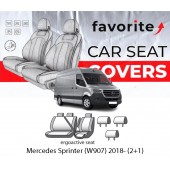 Чохли модельні Mercedes Sprinter (W907) 2018- (2+1) Чохли модельні Mercedes Sprinter (W907) 2018- (2+1)