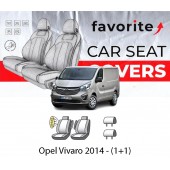 Чехлы модельные Opel Vivaro 2014 - (1+1)