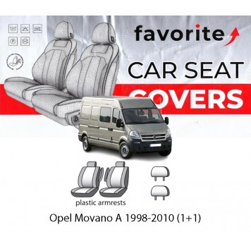 Чехлы модельные Opel Movano A 1998-2010 (1+1)