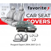 Чехлы модельные Peugeot Expert 2004-2007 (2+1)