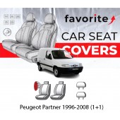 Чехлы модельные Peugeot Partner 1996-2008 (1+1)