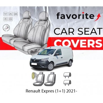 Чехлы модельные Renault Expres (1+1) 2021-