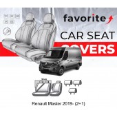 Чохли модельні Renault Master 2019- (2+1) Чохли модельні Renault Master 2019- (2+1)