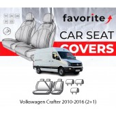 Чохли модельні Volkswagen Crafter 2010-2016 (2+1)