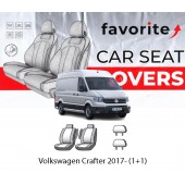 Чохли модельні Volkswagen Crafter 2017- (1+1)