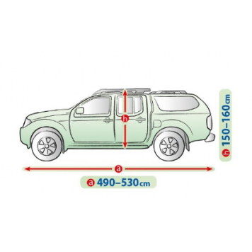 Чехол-тент на Nissan Navara (XL Pick Up hardtop)-1