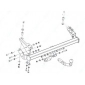 Фаркоп зйомний на Chevrolet Aveo 3, T250/T255 2008-2011 