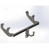 Фаркоп зйомний на DACIA SANDERO STEPWAY запаска знизу 2008-2012 