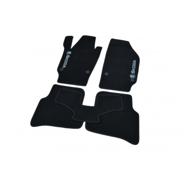 Текстильні килимки в салон для Skoda Fabia (2014)