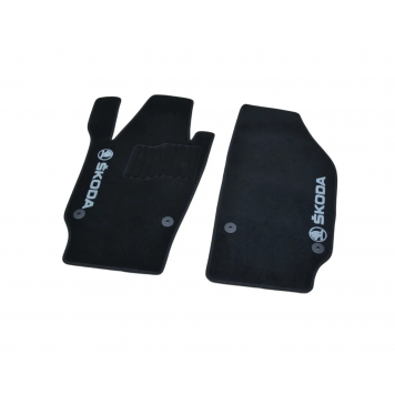 Текстильні килимки в салон для Skoda Fabia (2014)-7