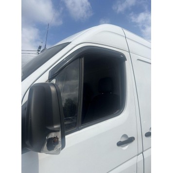 Дефлекторы окон Mercedes Sprinter W906 2006-2017 накладные (DEFL) Q2-1