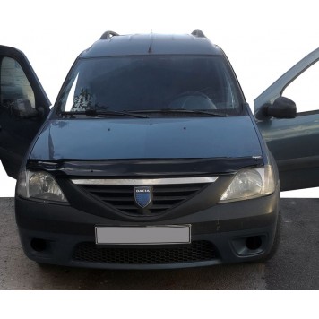 Дефлектор капоту Renault Logan 2008-2013 EuroCap