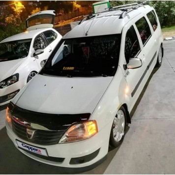 Дефлектор капоту Renault Logan 2008-2013 EuroCap-1