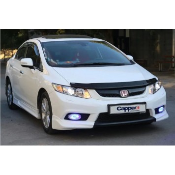 Дефлектор капота Honda Civic 2012-2016 EuroCap-2