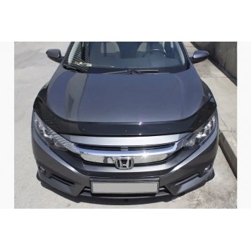 Дефлектор капота Honda Civic 2016+ EuroCap