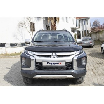 Дефлектор капота Mitsubishi L200 2019+ EuroCap-2