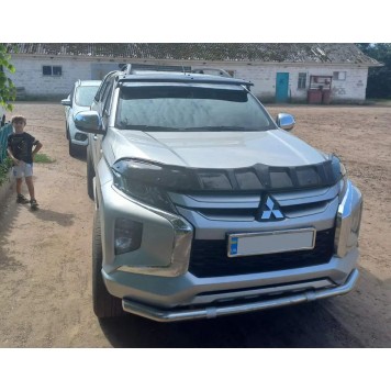 Дефлектор капота Mitsubishi L200 2019+ EuroCap