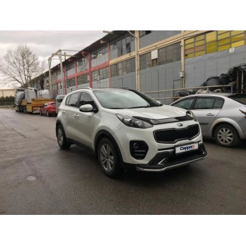 Дефлектор капота Kia Sportage 2015+ EuroCap-2