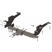 Форкоп зйомний на Renault Master Мікроавтобус (2010--) з підніжкою (1 кол. база),  Форкоп зйомний на Renault Master Мікроавтобус (2010--) з підніжкою (1 кол. база),