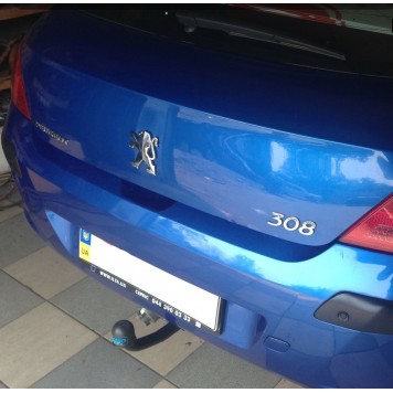 Форкоп зйомний на PEUGEOT 308 2007-