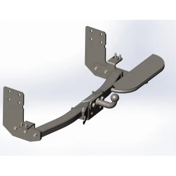 Форкоп съемный на Mercedes Sprinter 3,55/4,025 (1995-2006) с подножкой,