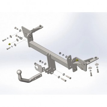 Форкоп зйомний на SUBARU XV 2011-2017