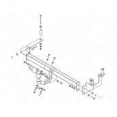 Фаркоп зйомний на ЗАЗ VIDA 2011-